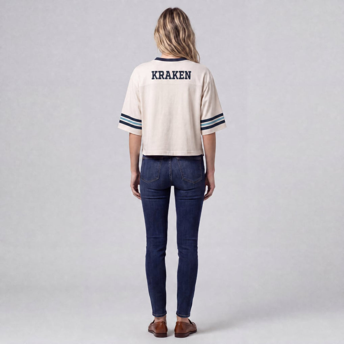 Seattle Kraken Mitchell and Ness Womens Roots Boxy Tee