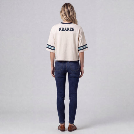 Seattle Kraken Mitchell and Ness Womens Roots Boxy Tee