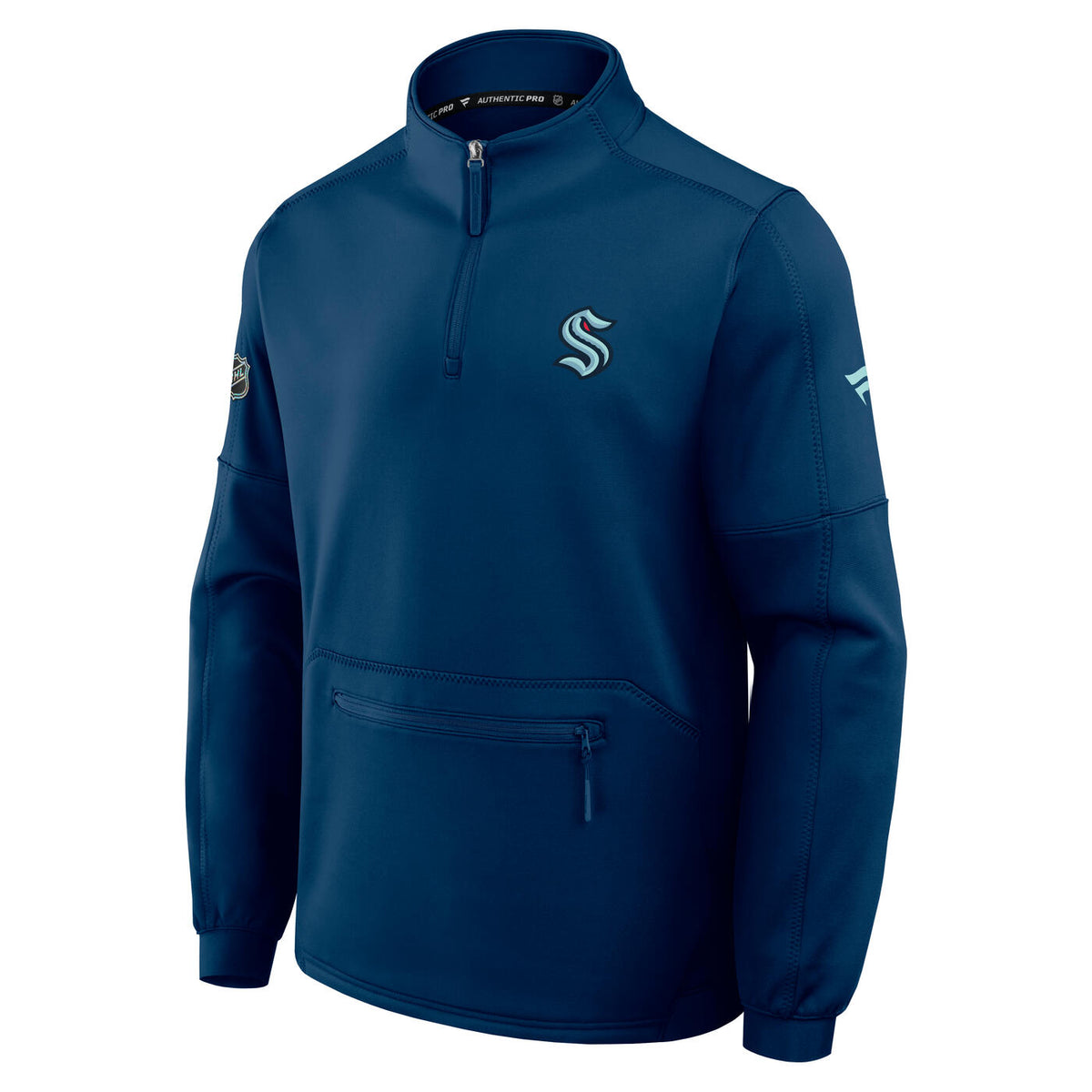 Seattle Kraken Authentic Pro 2026 Rink Fleece Quarter Zip