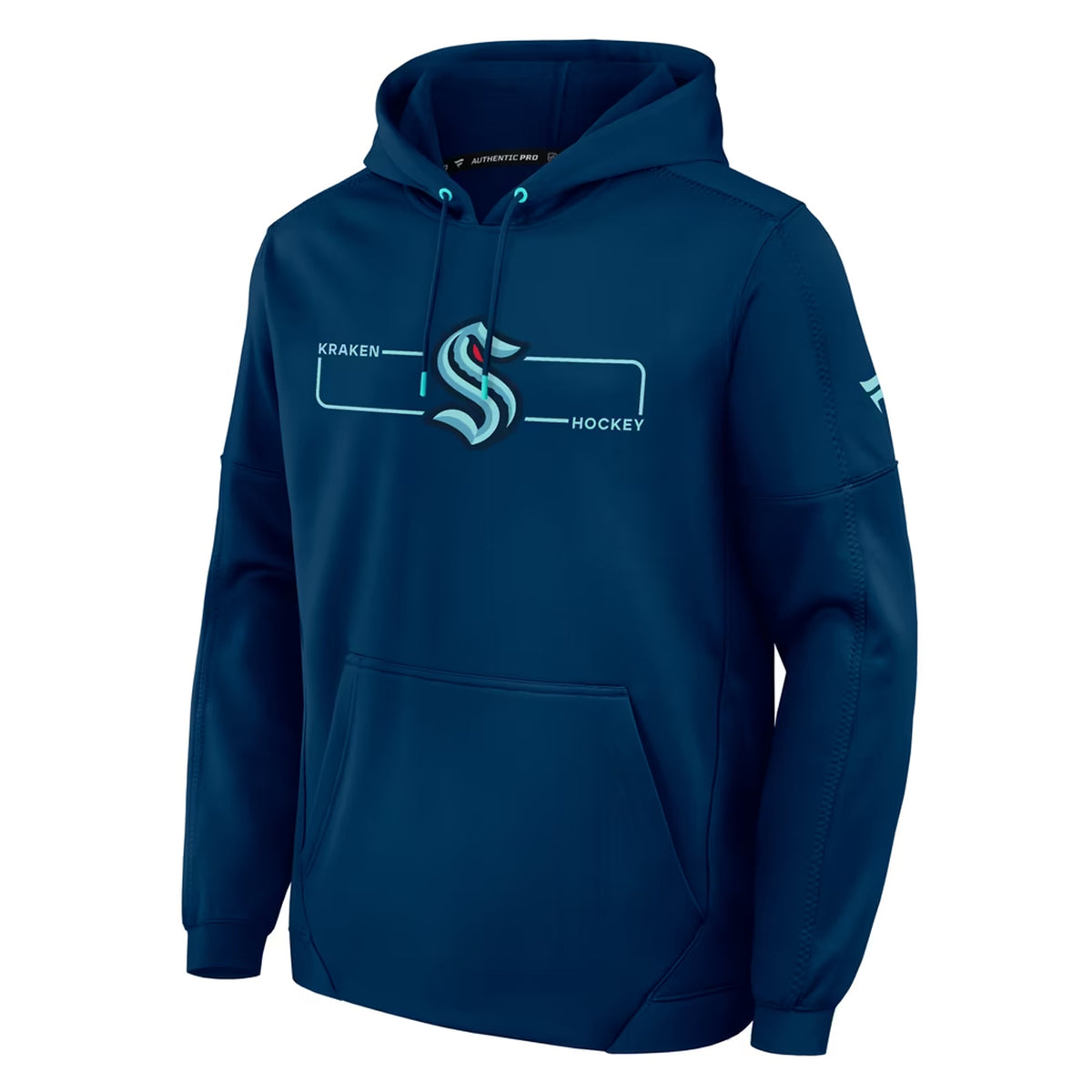 Seattle Kraken Authentic Pro 2026 Rink Poly Navy Hoodie