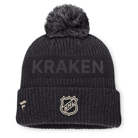 Seattle Kraken Road7 Pom Phantom Beanie