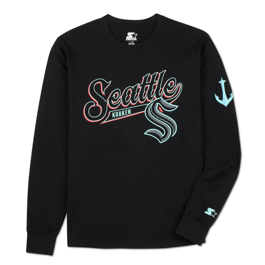 Seattle Kraken Starter Third Jersey Long Sleeve Tee – Seattle