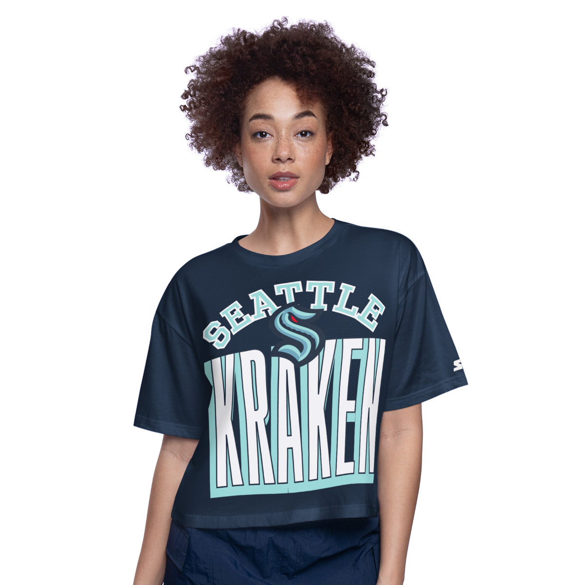 Seattle Kraken Starter Play the Ball Crop Tee
