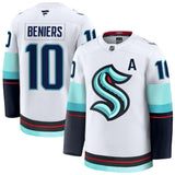 Seattle Kraken Matty Beniers #10 Away Jersey