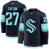 Seattle Kraken Berkly Catton #27 Home Jersey