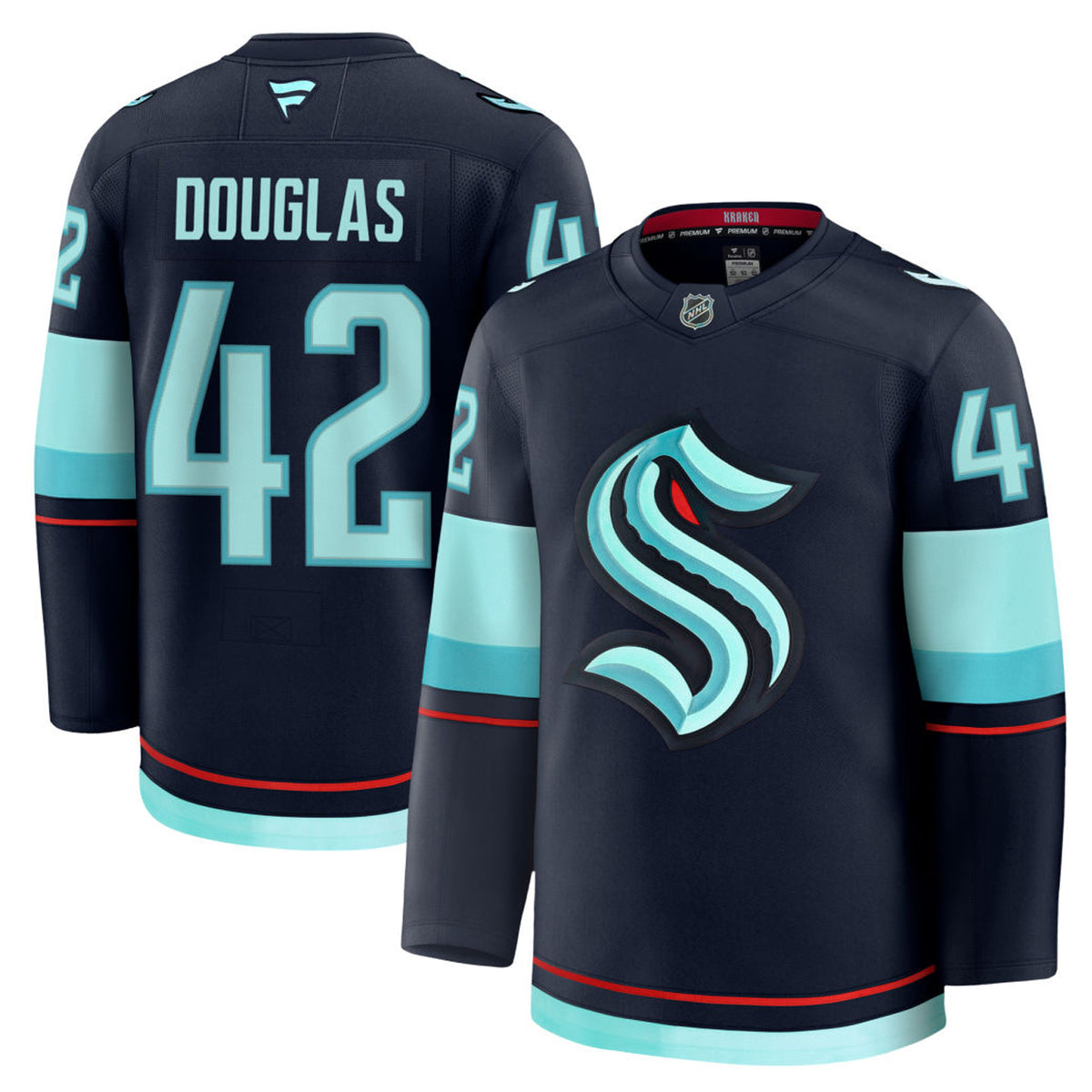 Seattle Kraken Curtis Douglas #42 Home Jersey