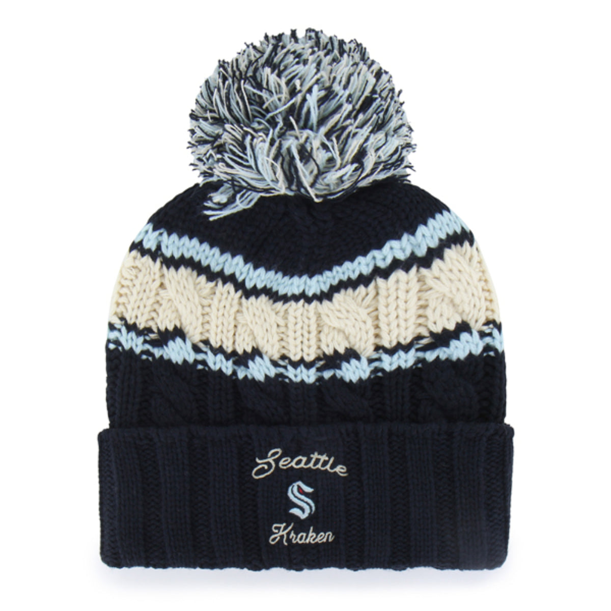 Seattle Kraken '47 SEA Emma Pom Knit Hat