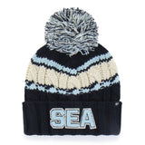 Seattle Kraken '47 SEA Emma Pom Knit Hat