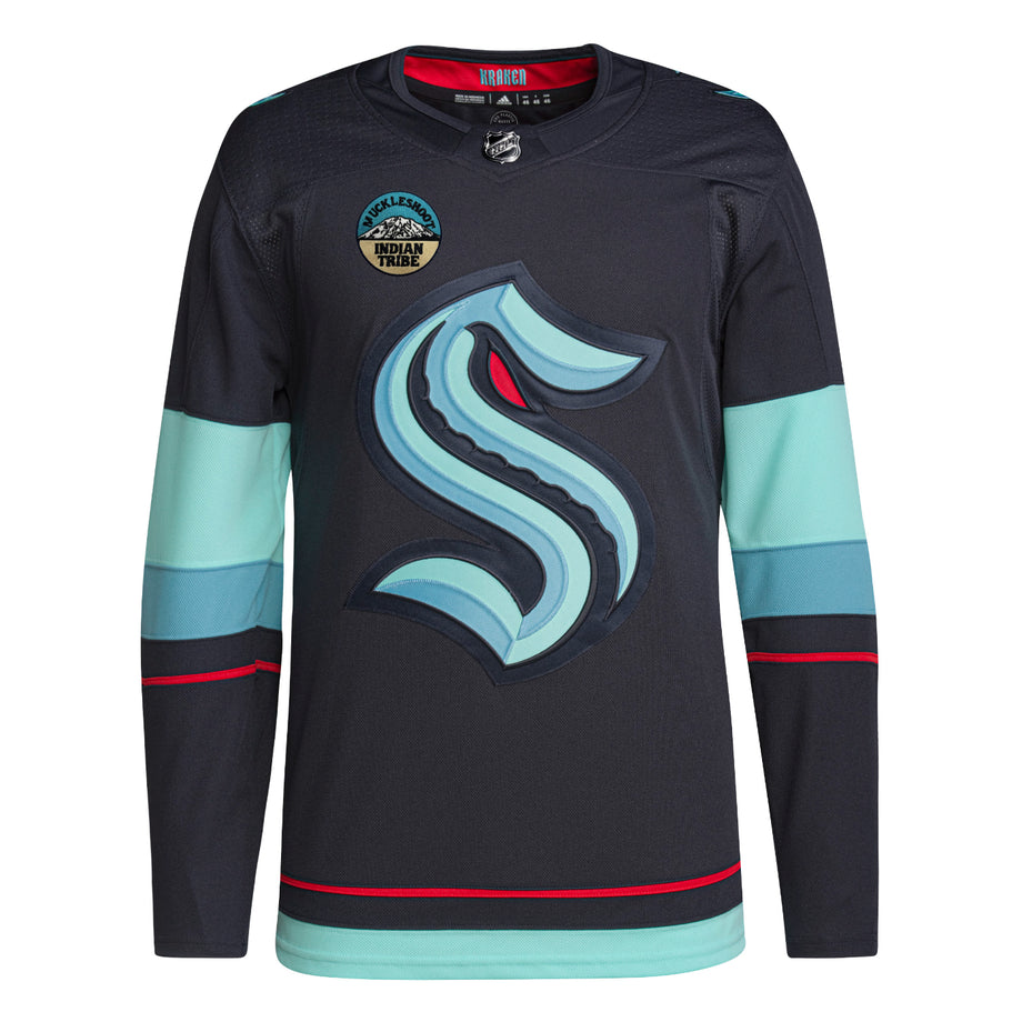 Customizable Seattle Kraken Adidas 2022 Primegreen Reverse Retro Authentic NHL Hockey Jersey