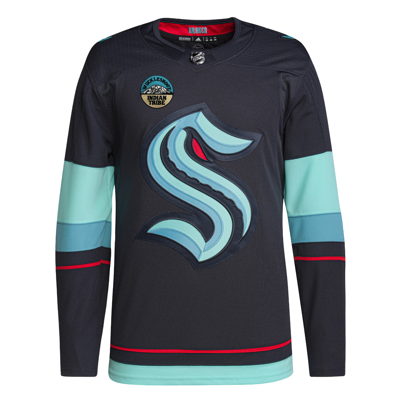 adidas Sharks Home Authentic Jersey - Blue, Men's Hockey