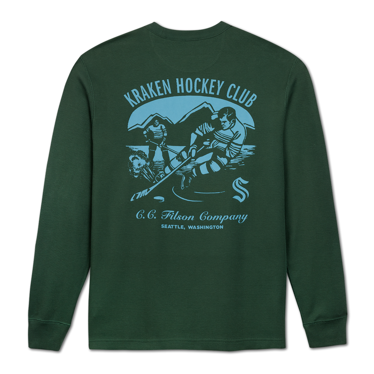 Seattle Kraken Filson Pond Hockey Waffle Knit Thermal