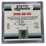R. Hartman #38 MIN Goal Puck 1.8.26