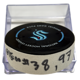 R. Hartman #38 MIN Goal Puck 1.8.26