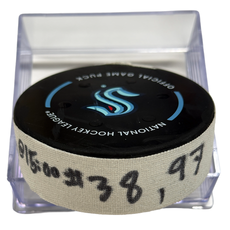 R. Hartman #38 MIN Goal Puck 1.8.26