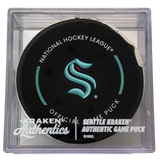 R. Poehling #25 ANA Goal Puck 1.23.26