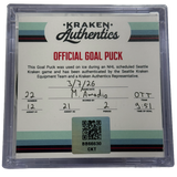 M. Amadio #22 OTT Goal Puck 3.7.26