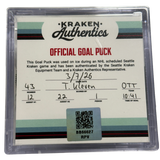 3.7.26 T. Kleven #43 OTT Goal Puck