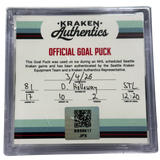 D. Holloway #81 STL Goal Puck 3.4.26