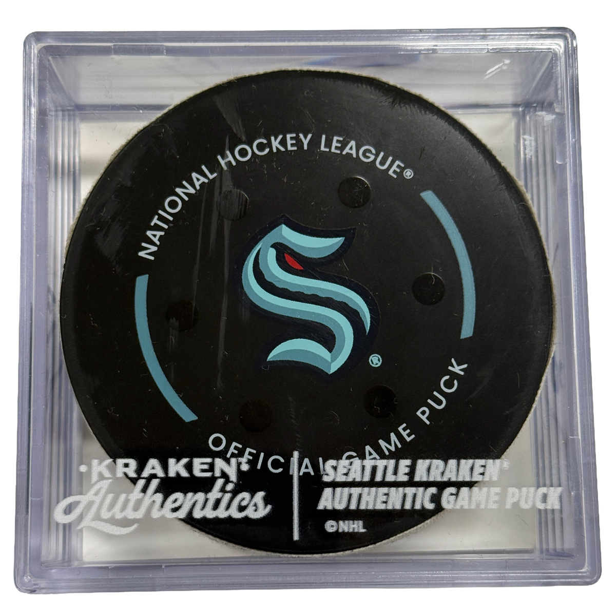 D. Holloway #81 STL Goal Puck 3.4.26