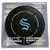 D. Holloway #81 STL Goal Puck 3.4.26