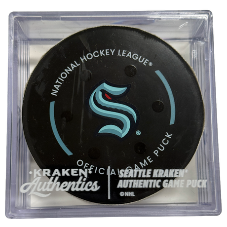 D. Holloway #81 STL Goal Puck 3.4.26