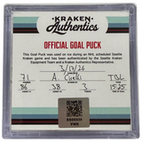 A. Cirelli #71 TBL Goal Puck 3.17.26