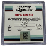 T. Moore #12 LAK Goal Puck 04.13.26