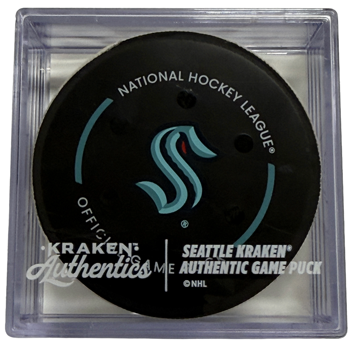 T. Moore #12 LAK Goal Puck 04.13.26