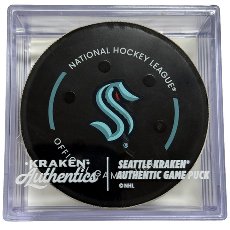 Q. Byfield #55 1/2 LAK Goal Puck 04.13.26
