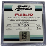 04.13.26 Q. Byfield #55 2/2 LAK Goal Puck