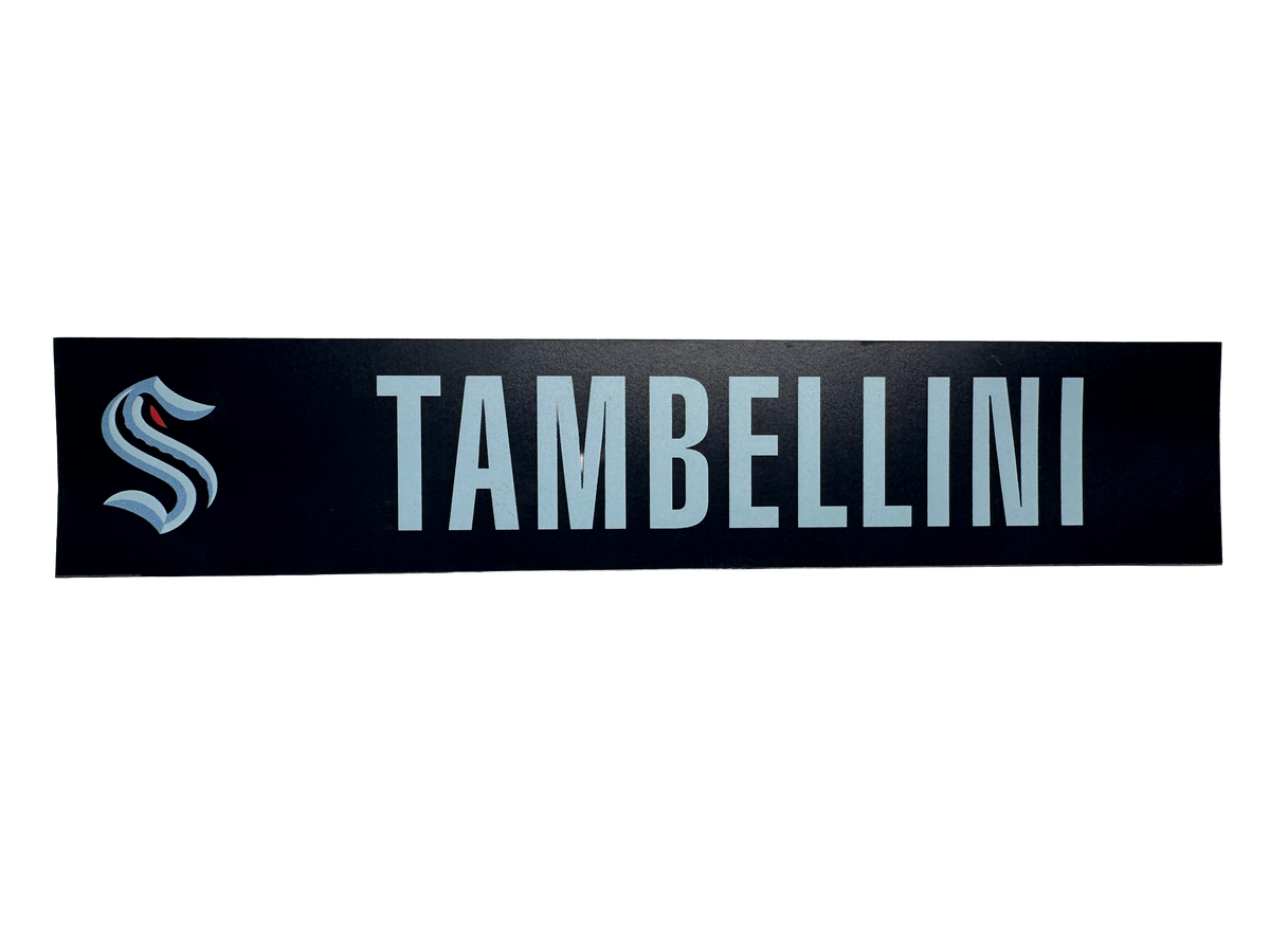 Tambellini Locker Nameplate Practice Small