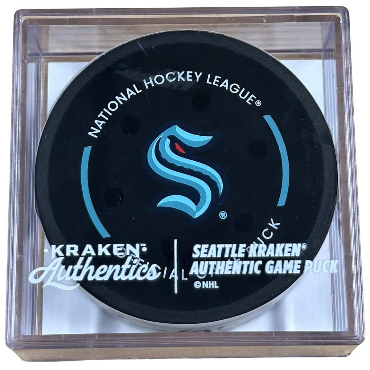 Z. Hyman #18 Goal puck EDM 11.29.25
