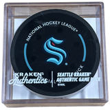 Z. Hyman #18 Goal puck EDM 11.29.25