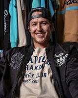 Seattle Kraken Paint the City Black Twill Jacket