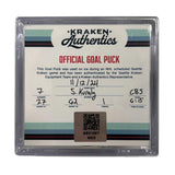 S. Kuraly #7 Goal Puck CBJ 11.12.24