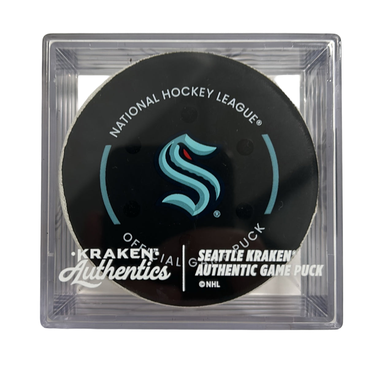 B. Leason #20 Goal Puck ANA - 11.27.24