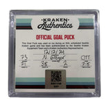 N. Gregor #73 Goal Puck 12.17.24