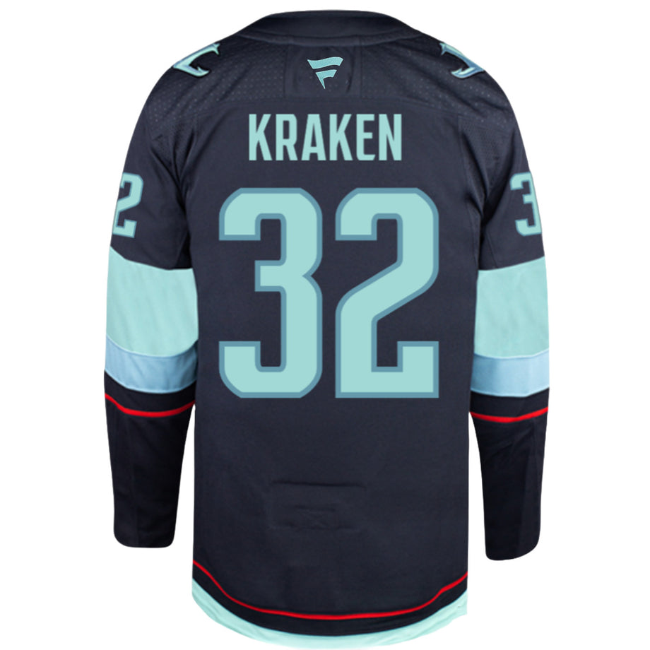 Seattle Kraken Kraken #32 Home Jersey – Seattle Hockey Team Store