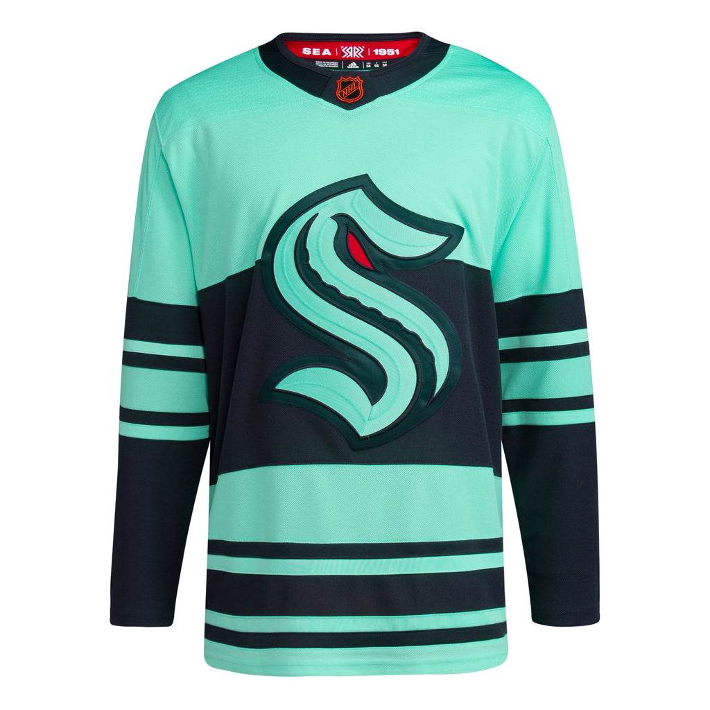 NHL Men's Seattle Kraken Distressed-Print Grey Logo Long Sleeve T