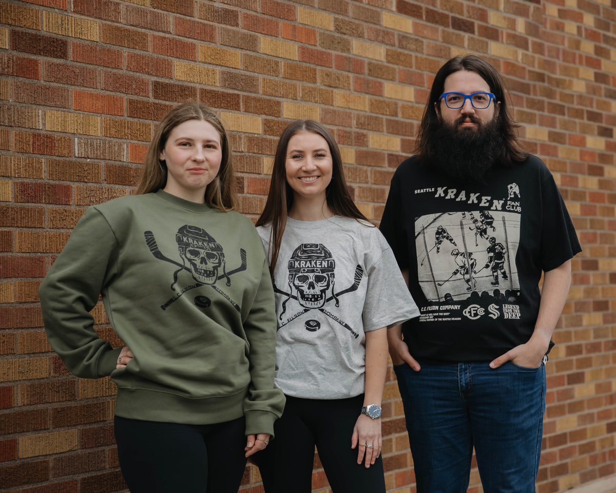 Seattle Kraken Filson Skull and Sticks Prospector Crewneck