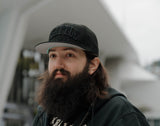 Seattle Kraken New Era 5950 Text Black Tonal