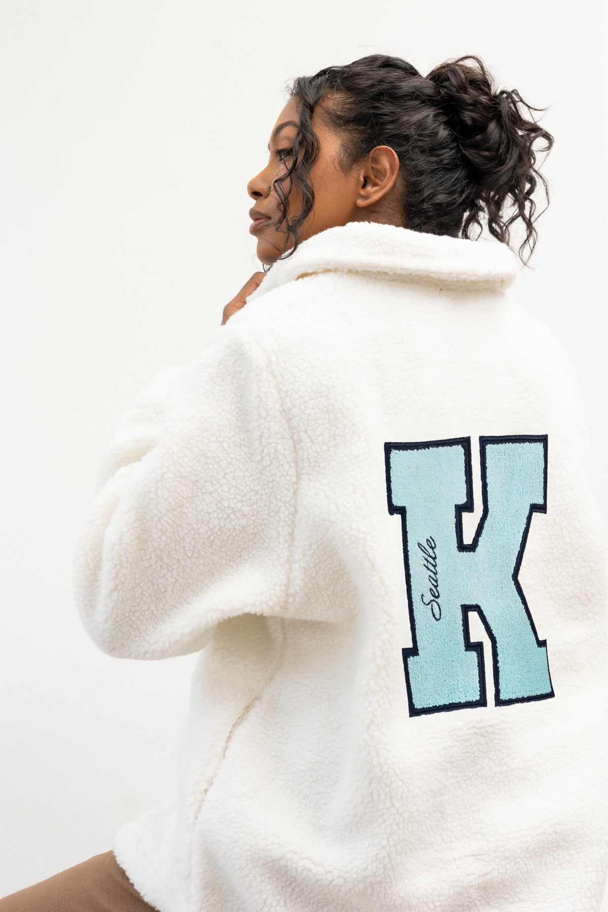 Seattle Kraken Line Change Sherpa Jacket