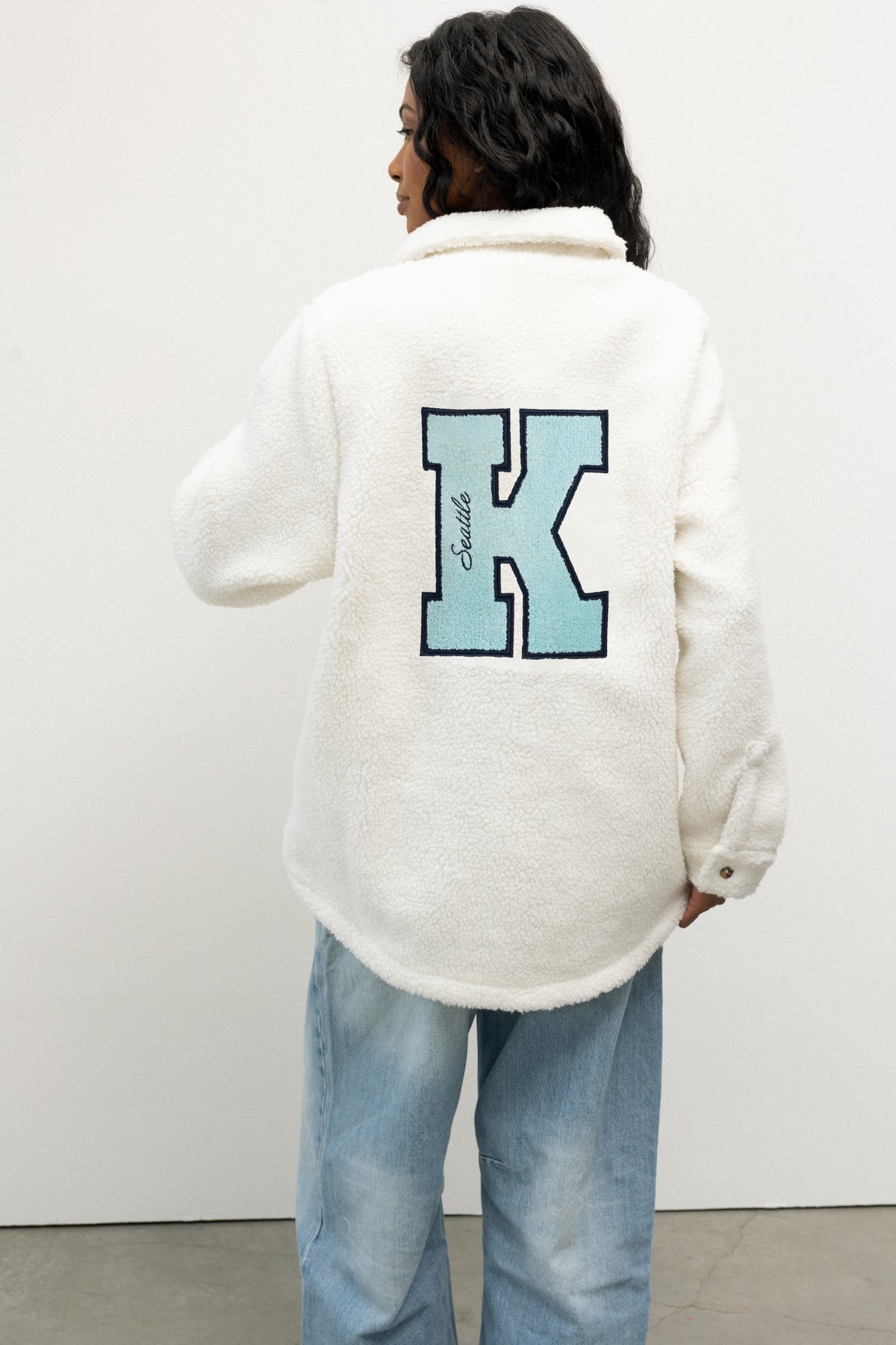 Seattle Kraken Line Change Sherpa Jacket