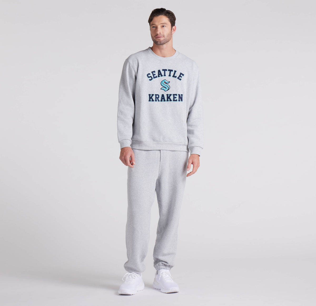Seattle Kraken lululemon Steady State Chenille Gray Crewneck