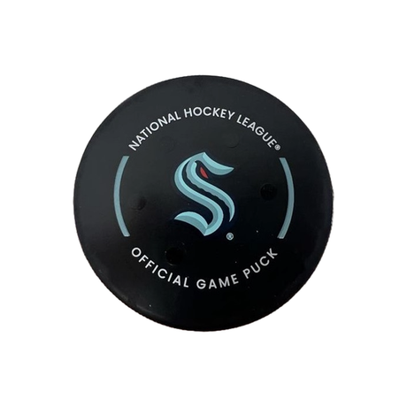 T. Myers #57 Goal Puck VAN 9.27.24