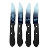 Seattle Kraken 4pc Steak Knife Set