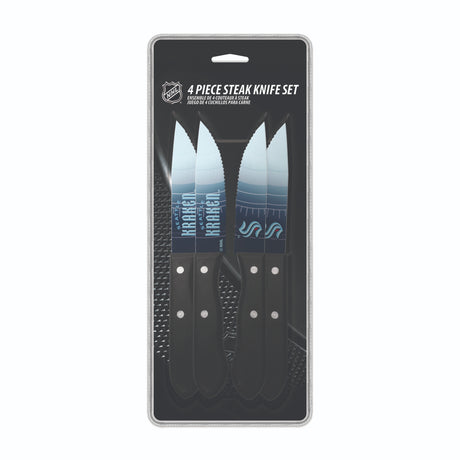 Seattle Kraken 4pc Steak Knife Set