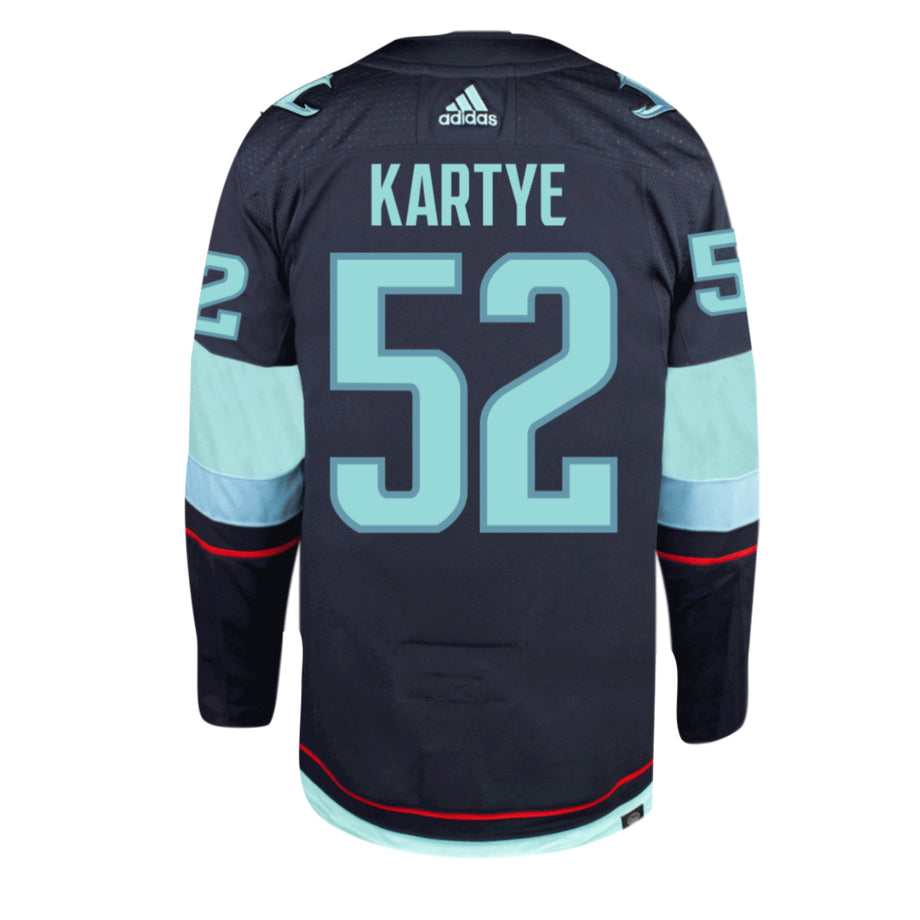 # 52 KARTYE - Seattle Kraken Authentic Adidas Home Player Jersey – Seattle  Hockey Team Store