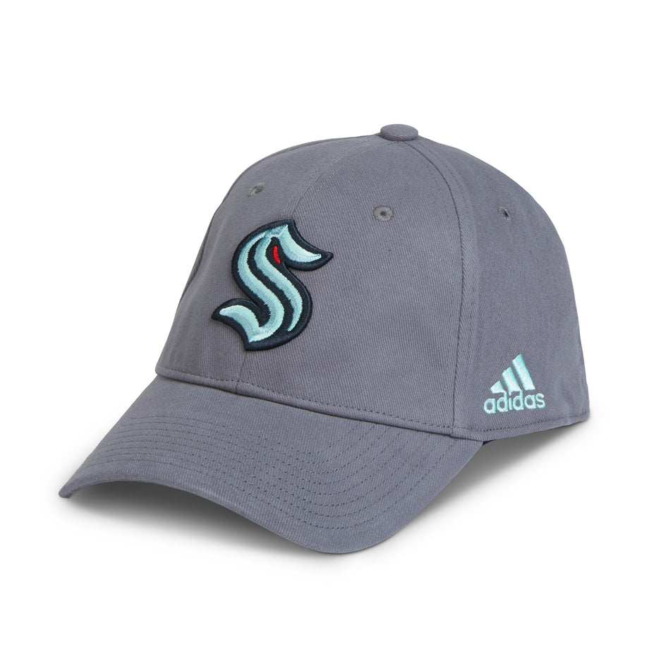Hockey Charcoal Kraken Store – Flex Team Fit Seattle Seattle Adidas Grey Cap