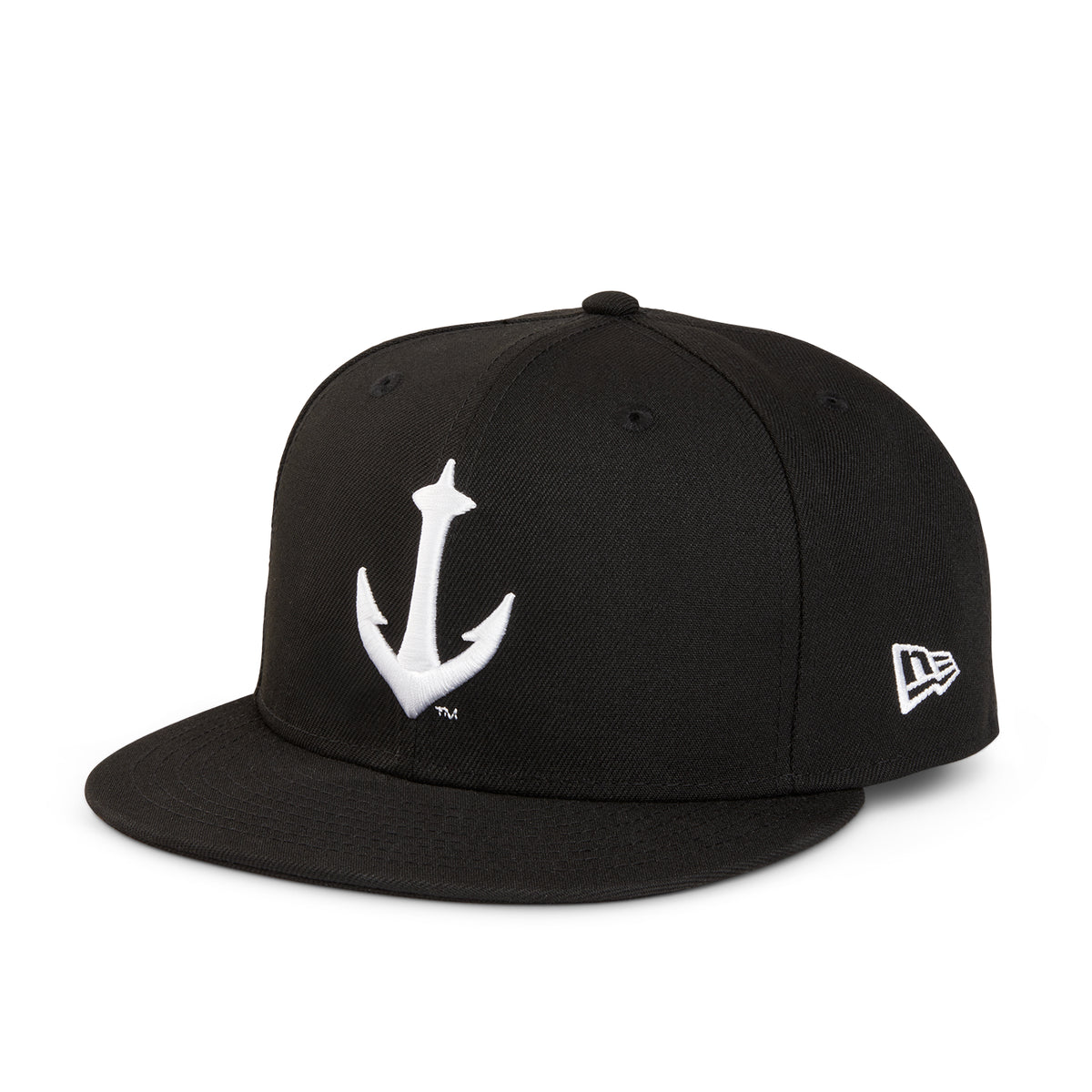 Seattle Kraken Anchor New Era 5950 Black Cap